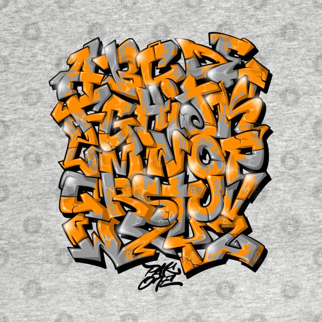 Pac One Graffiti Alphabet 23 by trev4000